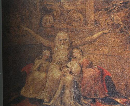 William Blake Job and his Daughters oil painting picture